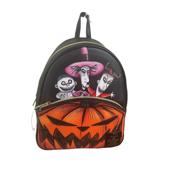 Loungefly Handbags - Loungefly Disney Nightmare Before Christmas Oogie's Boys Pumpkin Mini Backpack
